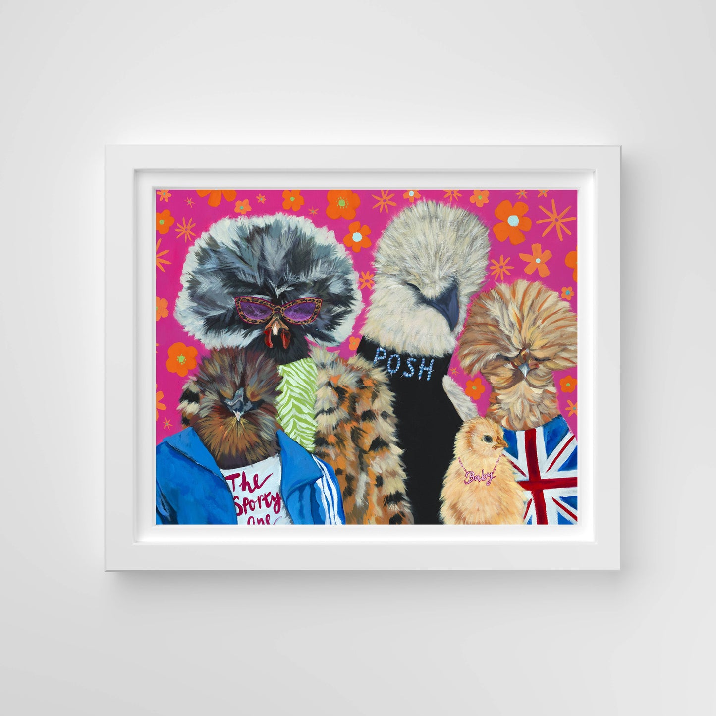 Funky and Stylish Chicken art, Spice chicks