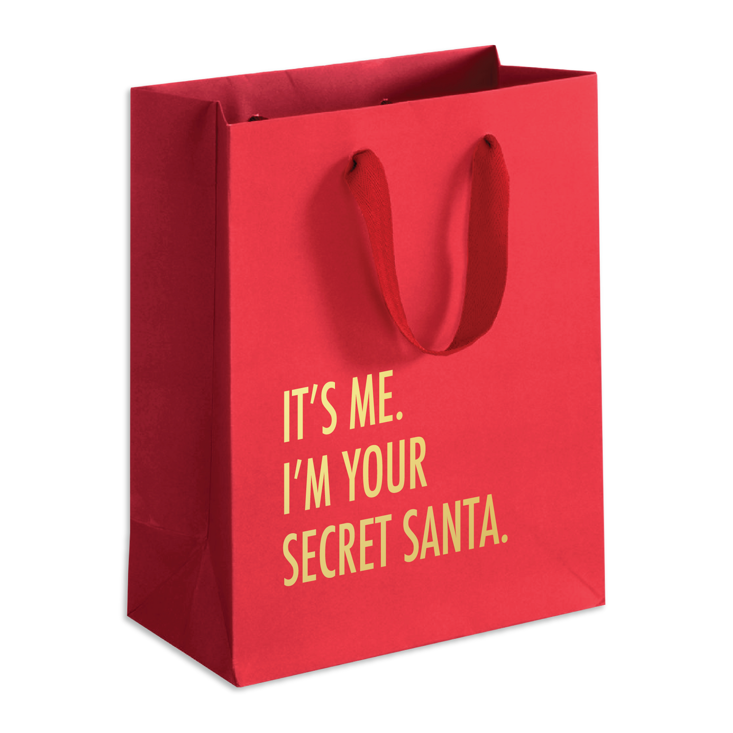 Secret Santa - Christmas Gift Bag (Red)