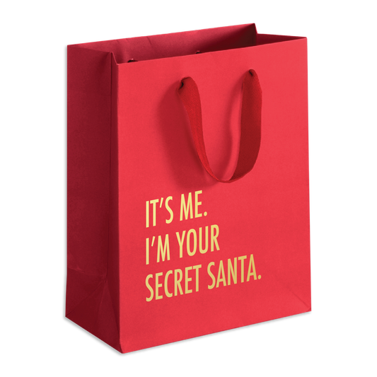 Secret Santa - Christmas Gift Bag (Red)