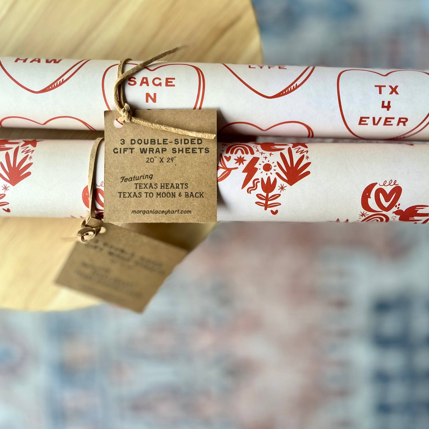 Texas Gift Wrap, Double-Sided