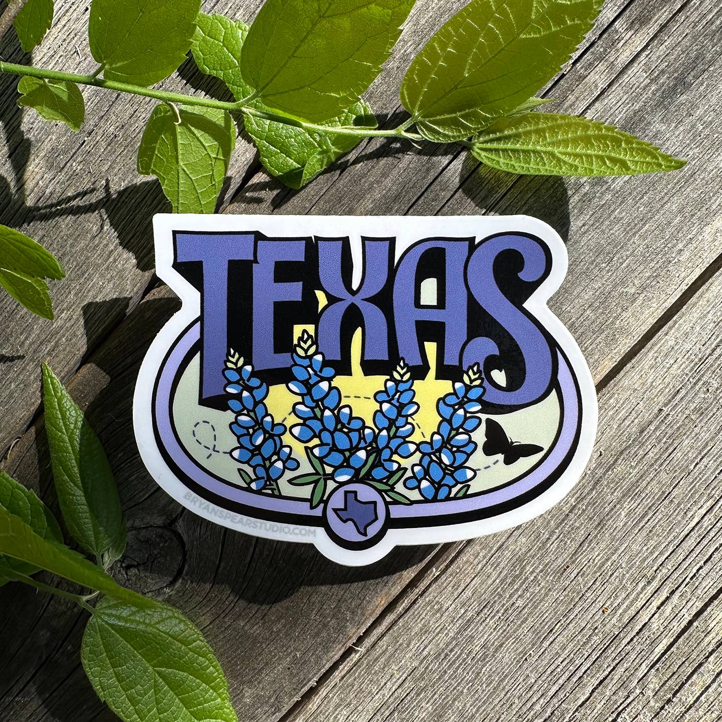 Texas Bluebonnets Sticker