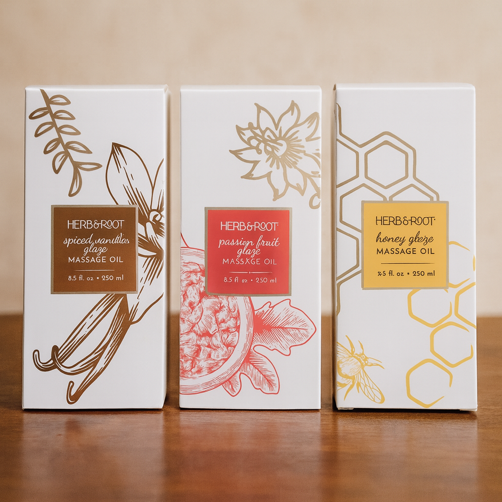 Glaze Massage Oil Gift Set