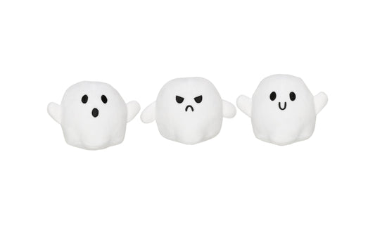 Halloween Ghosts Dog Toys, Set of 3