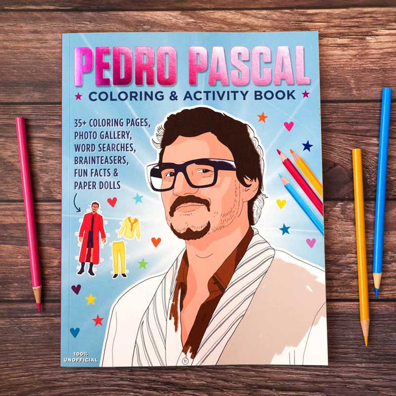 Pedro Pascal Coloring & Activity Book by Editors of Thunder Bay Press
