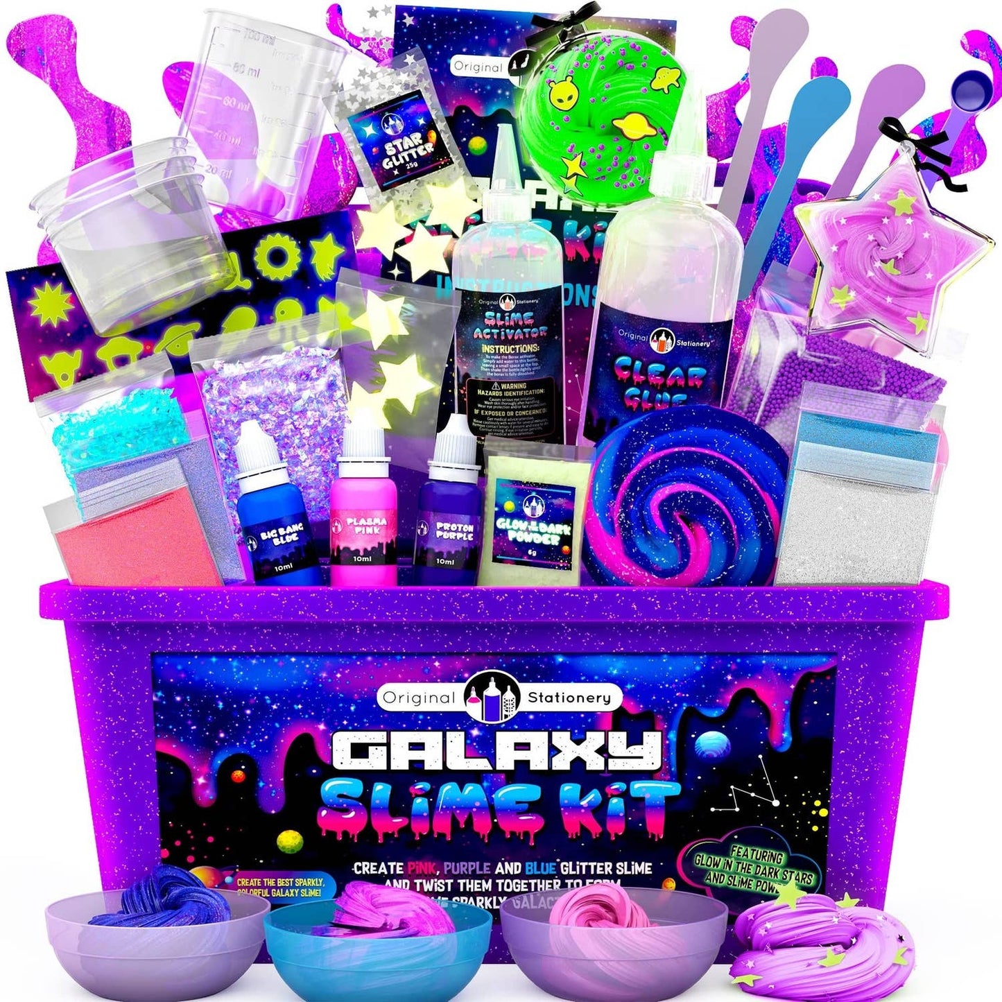 Original Stationery Galaxy Slime Kit