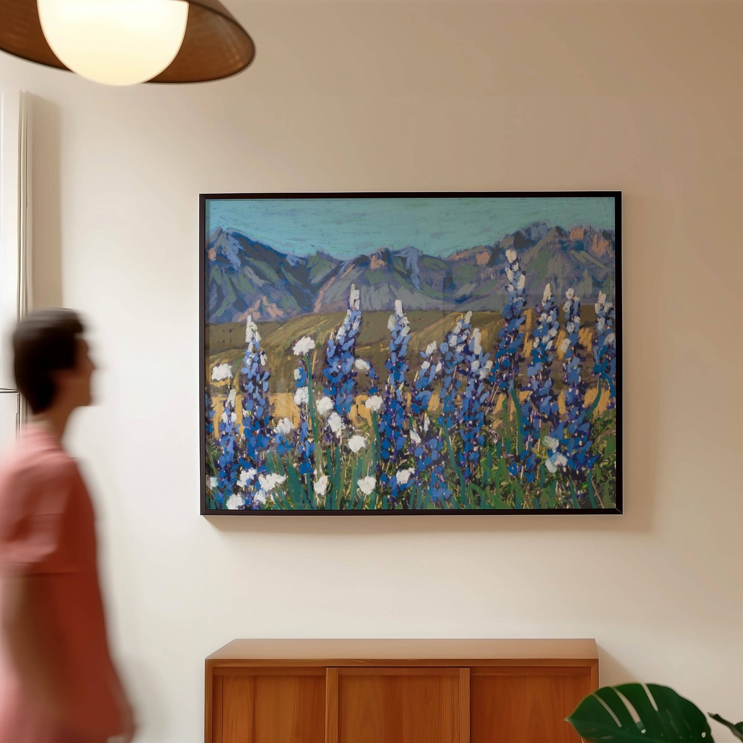 Bluebonnets Big Bend National Park Art Print: 8x10 inches