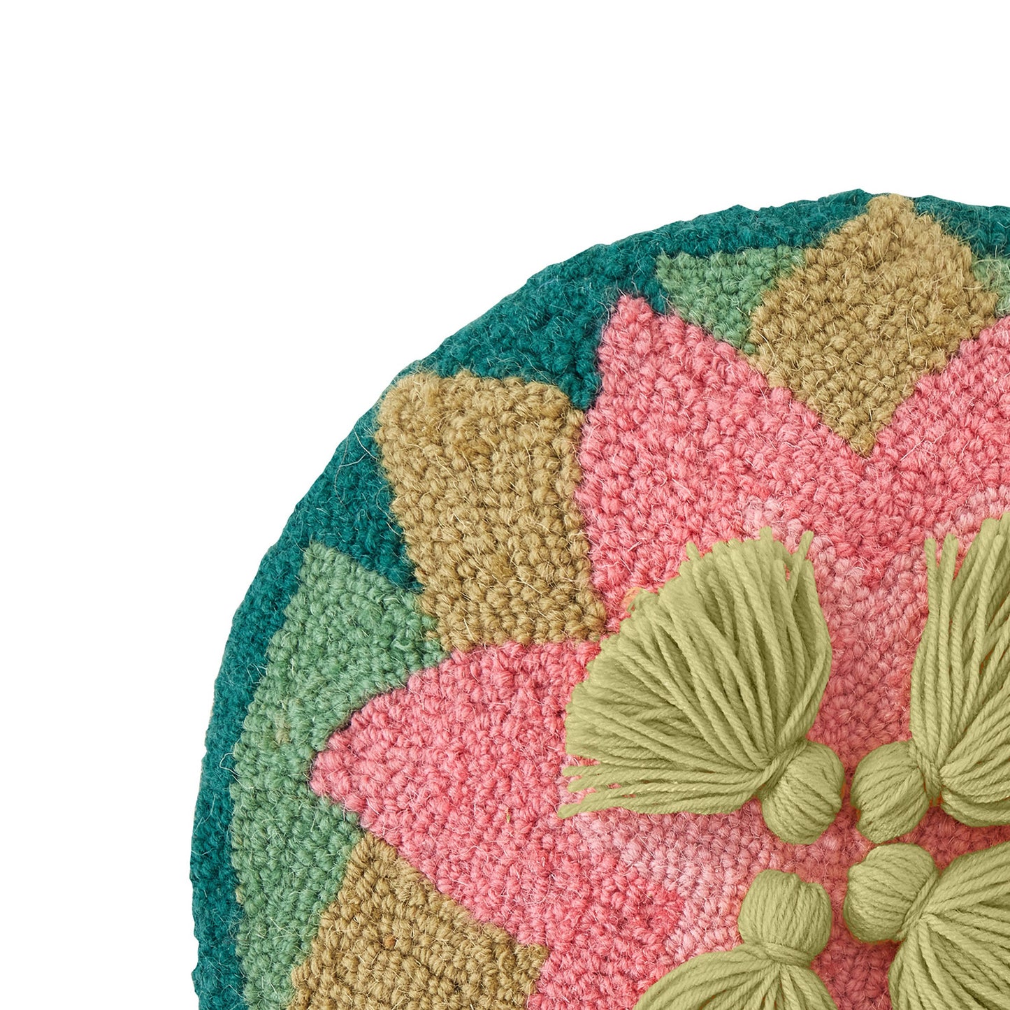 No Mud No Lotus With Tassels Hook Pillow - Jungalow