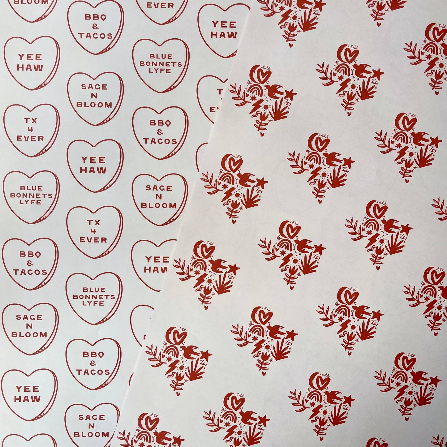 Texas Gift Wrap, Double-Sided