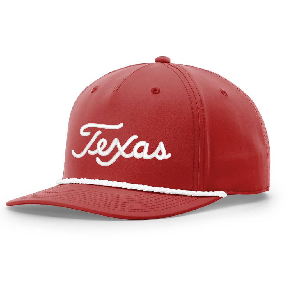 Texas Script Grandpa Rope 3D Embroidered Hat