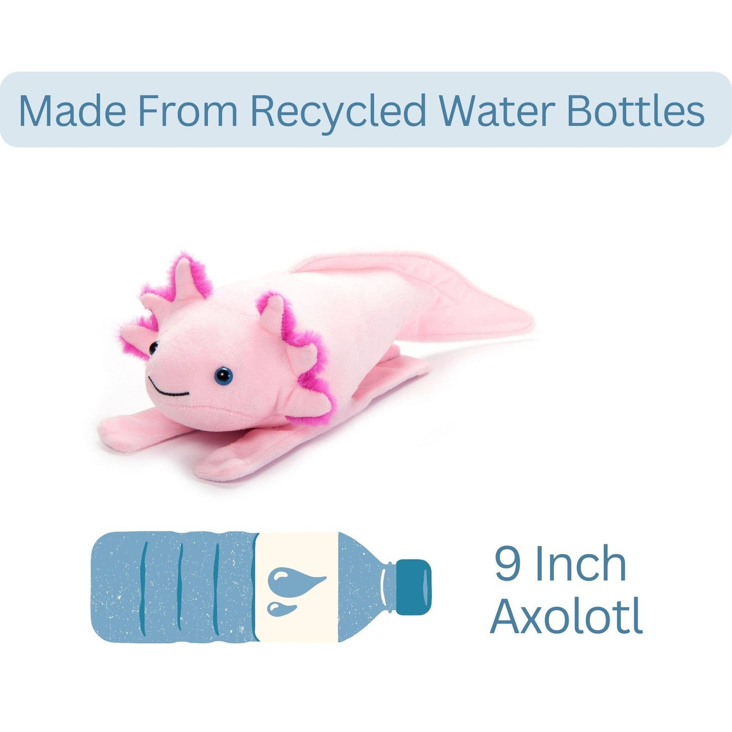 10" (23cm) Slapstix Axolotl Pink Slap Bracelet