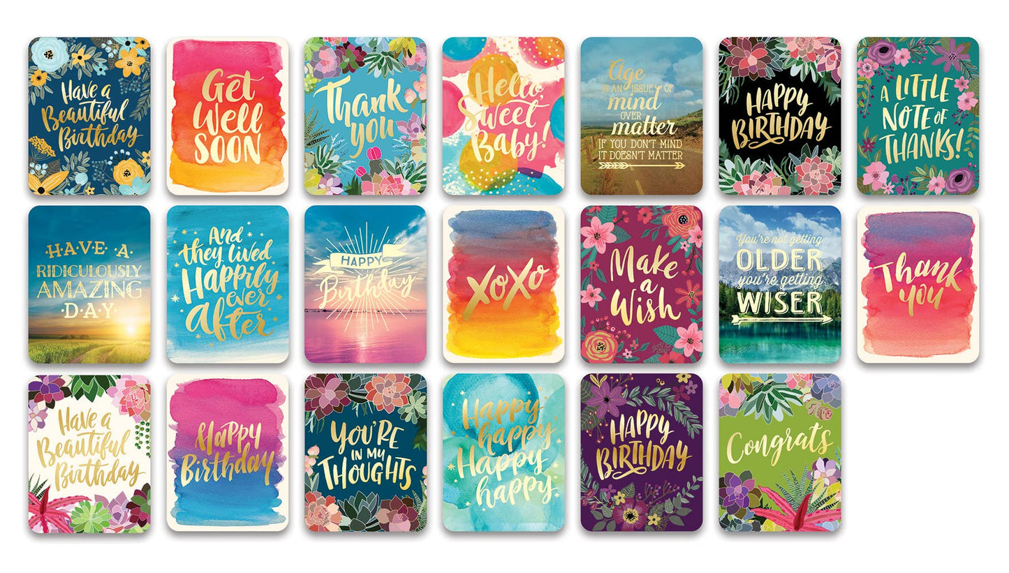 All-Occasion Greeting Card Assortment - Succulent Paradise