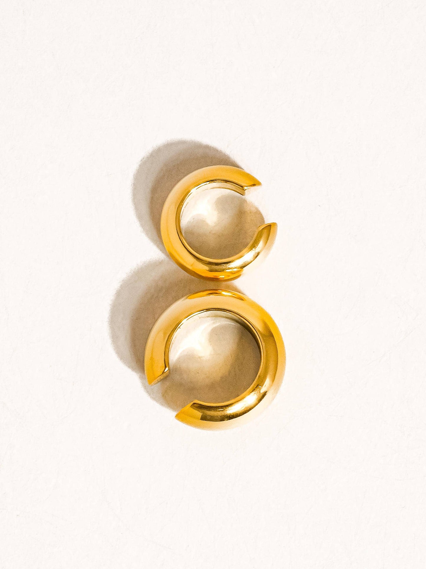 18K Gold Non-Tarnish Small Ear Cuffs