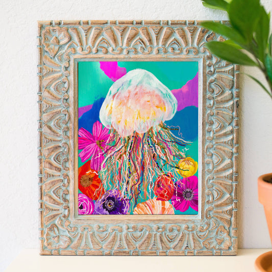 8" x 10" Jellyfish queen print