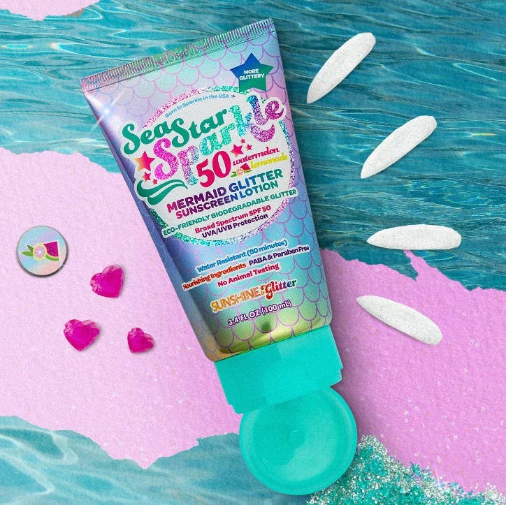 Sea Star Sparkle Mermaid SPF 50 Glitter Sunscreen
