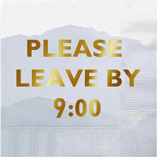 Please Leave by Nine Cocktail Napkins