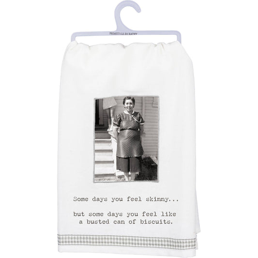 A Busted Can Of Biscuits Kitchen Towel