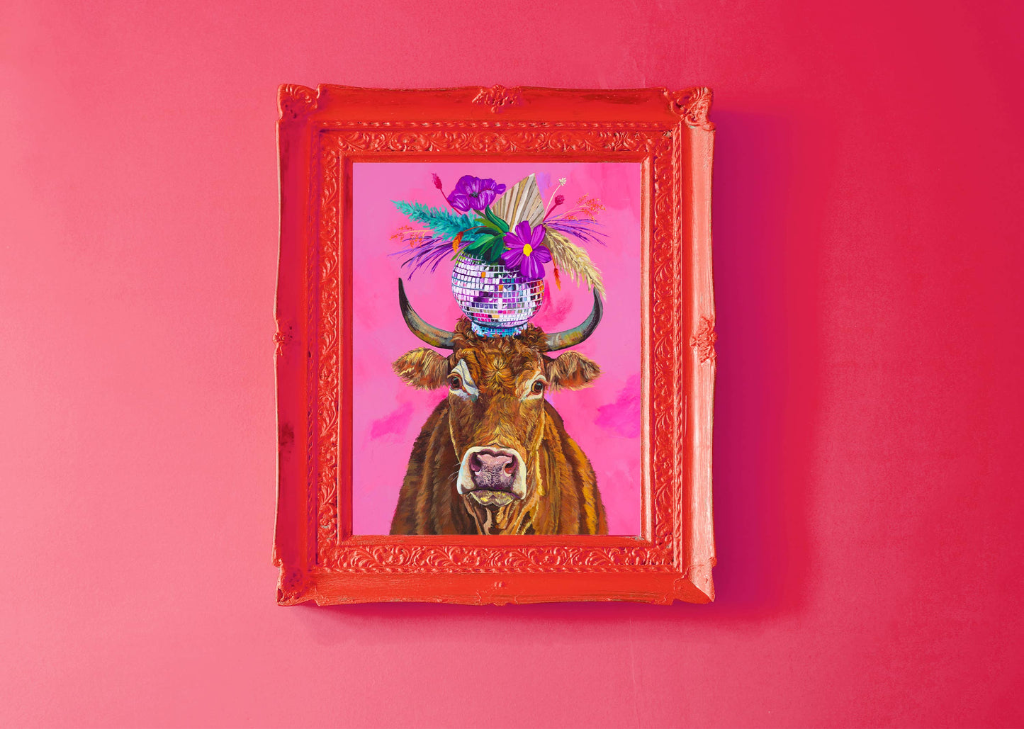 Disco Bull Fine Art Print
