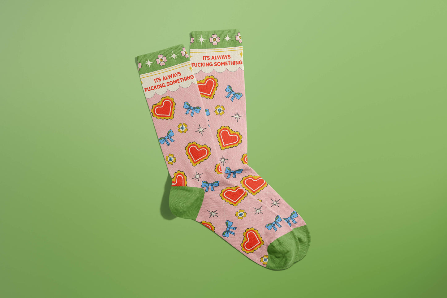 It's Always Fucking Something Socks (funny, socks for mom