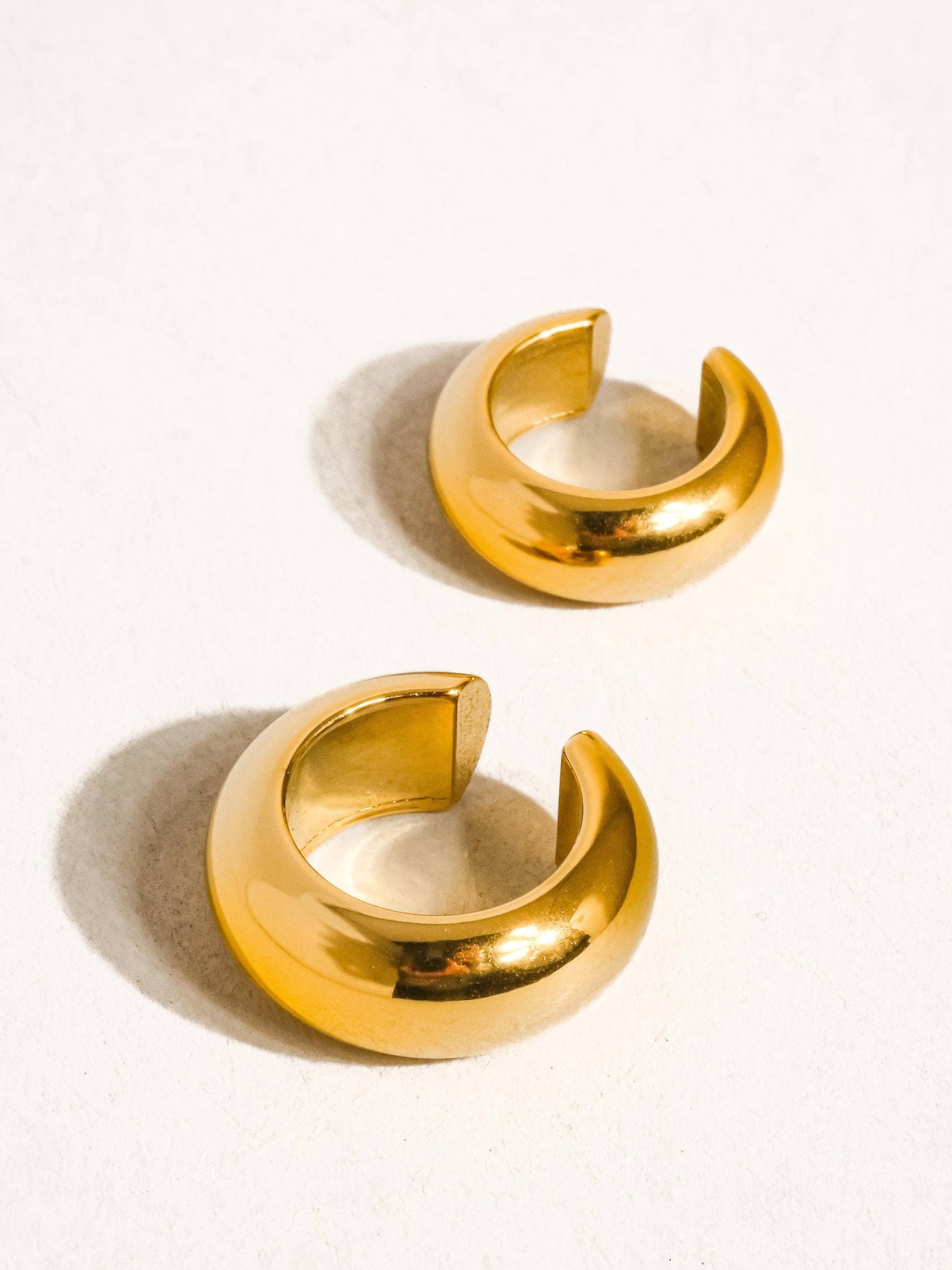 18K Gold Non-Tarnish Small Ear Cuffs