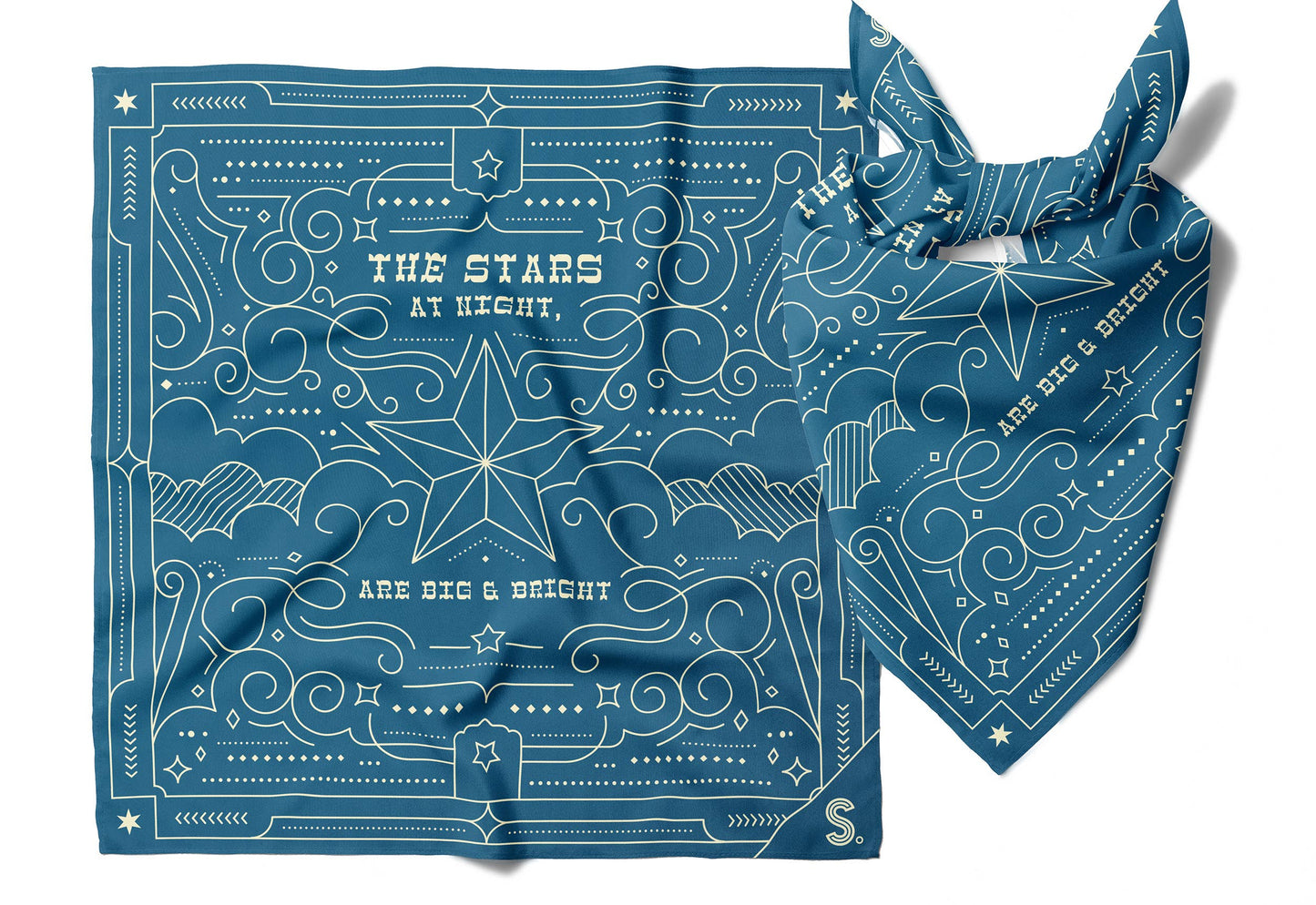 Stars at Night Texas Bandana