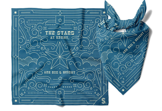 Stars at Night Texas Bandana