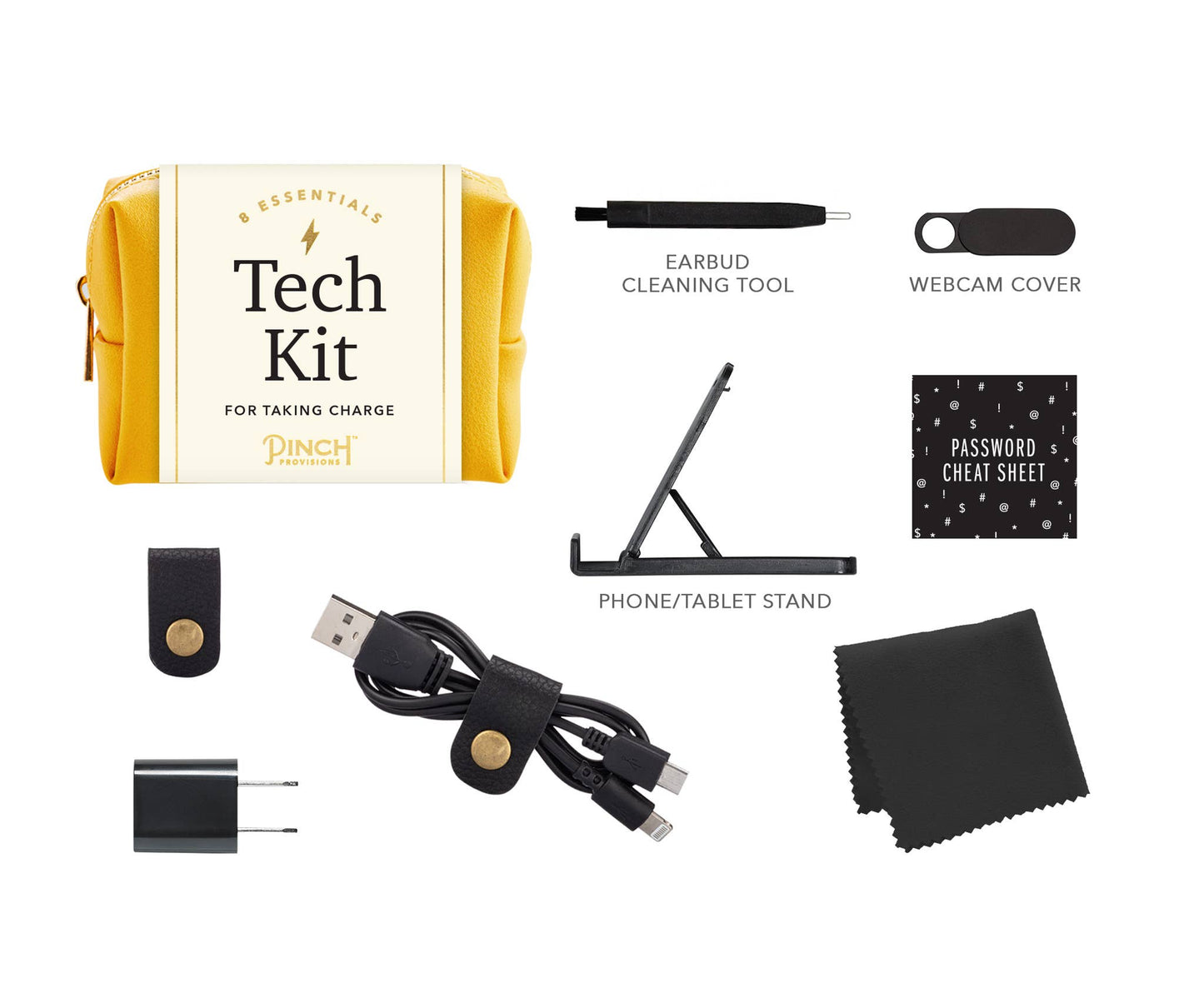 Mustard Unisex Tech Kit