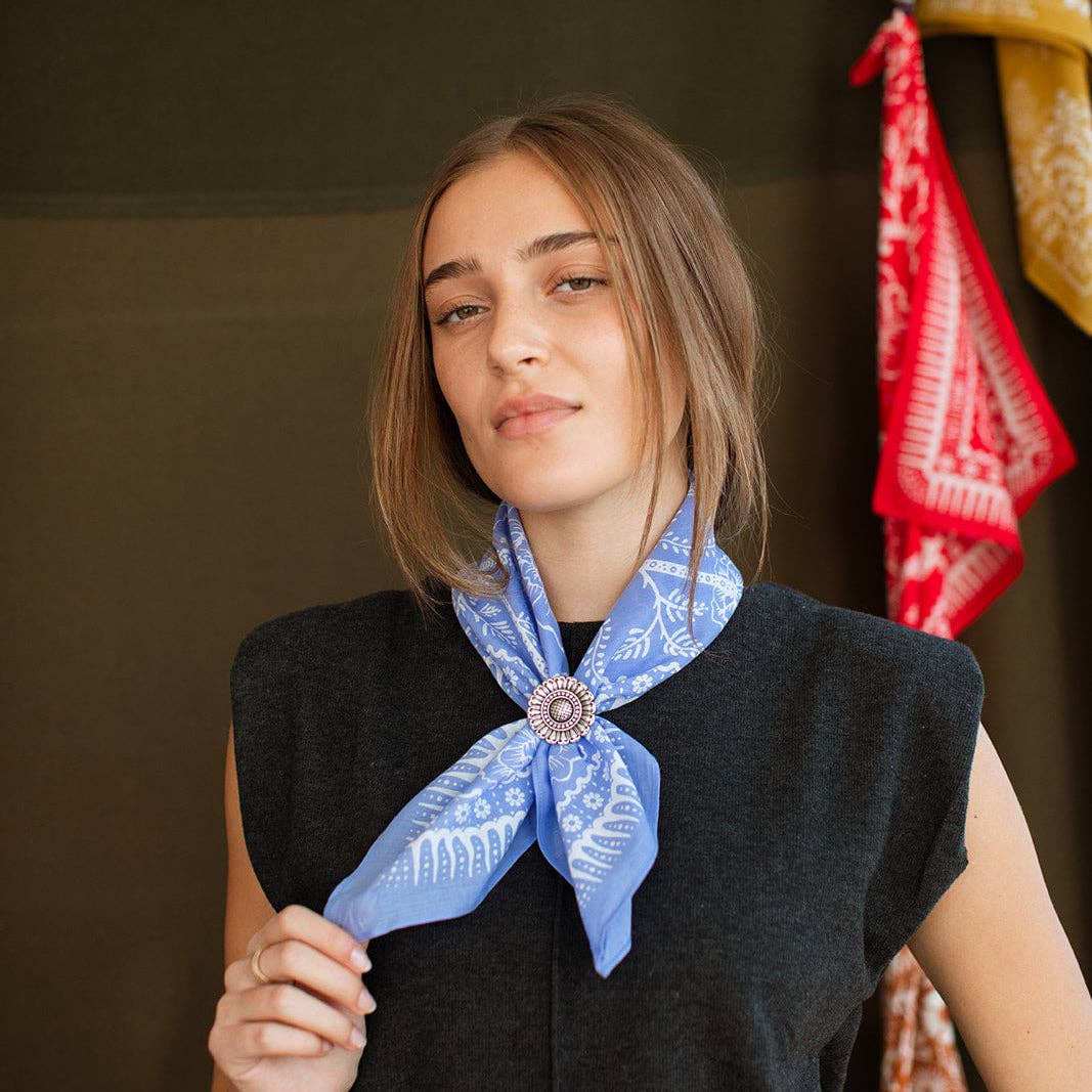 Concho Scarf Slide | Sunflower
