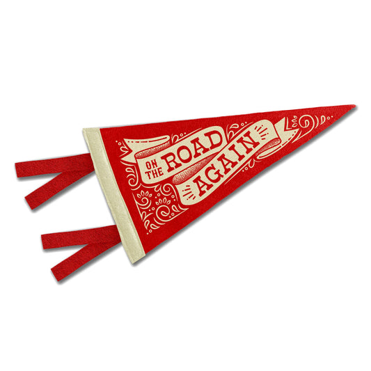 On the Road Again Mini Pennant