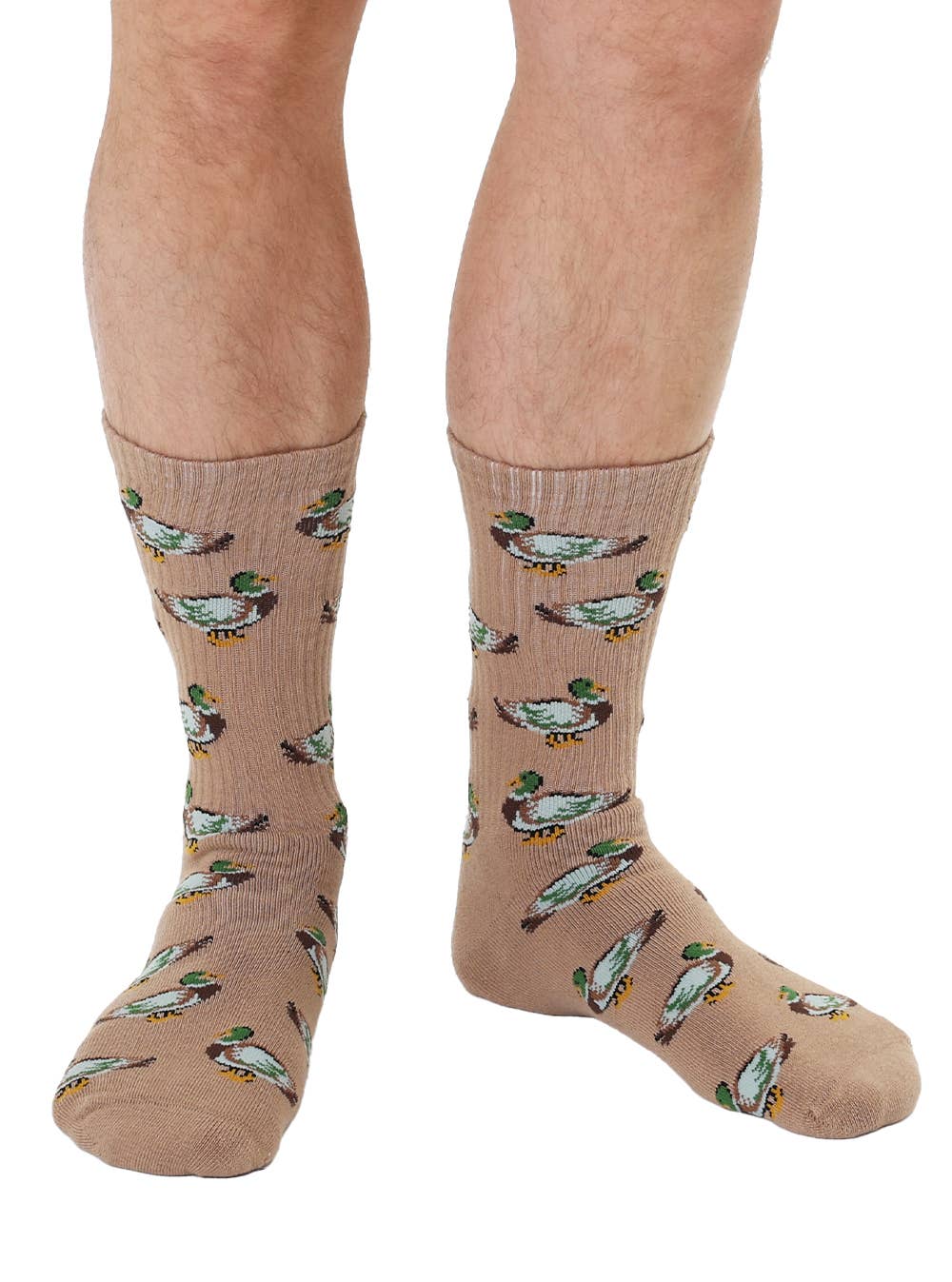 Classic Crew Socks - Men's Collection - Duck Season - Brown
