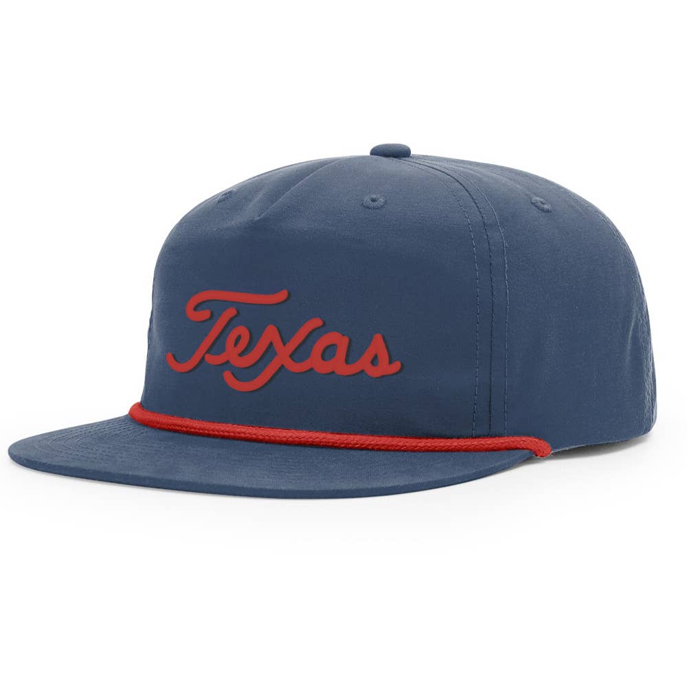 Texas Script Grandpa Rope 3D Embroidered Hat