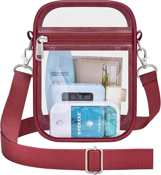 Stadium Clear North South Crossbody Bag