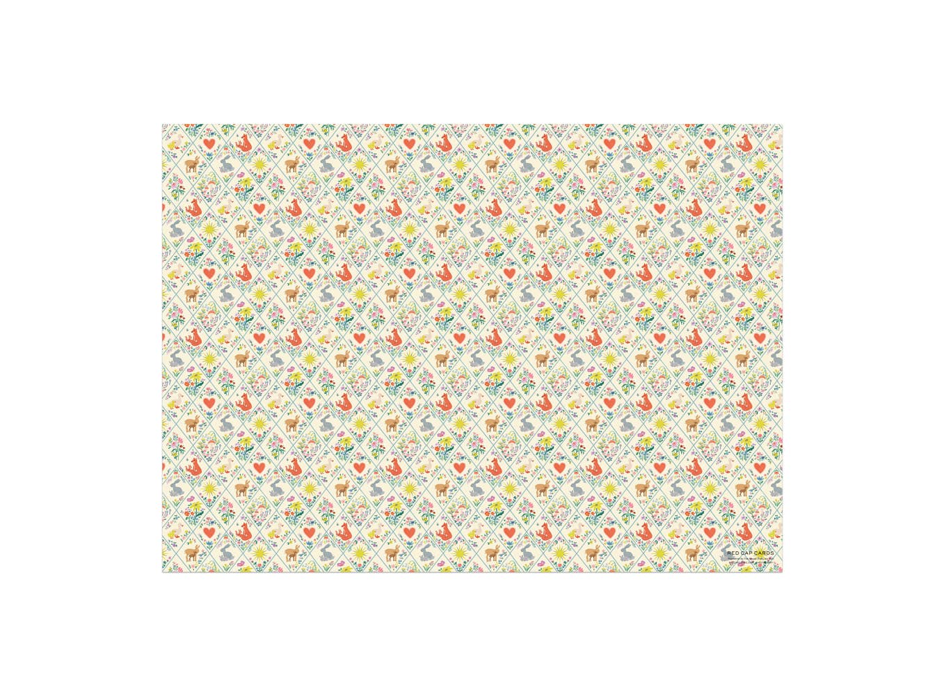 Woodland Critters baby wrapping paper