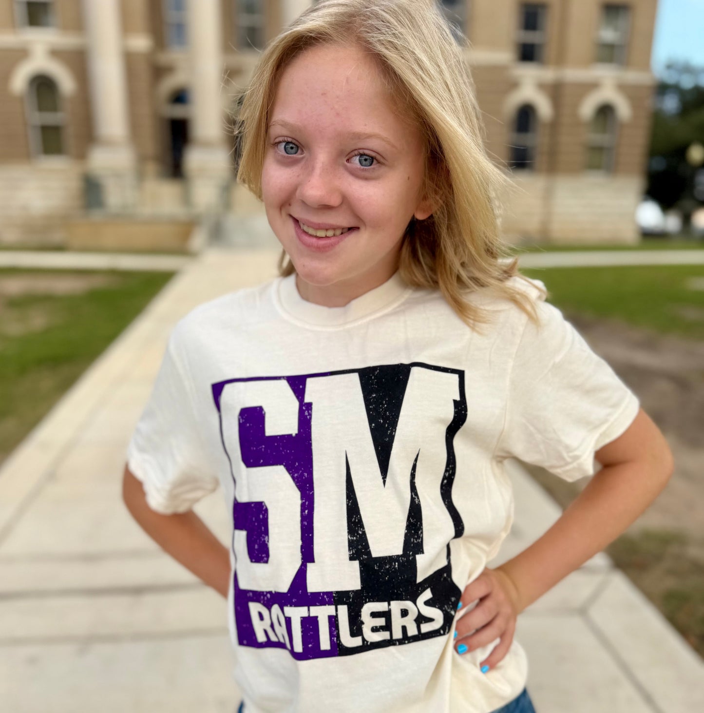 SM Rattlers Ivory Tee
