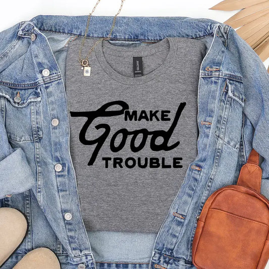 Make Good Trouble Graphic Tee