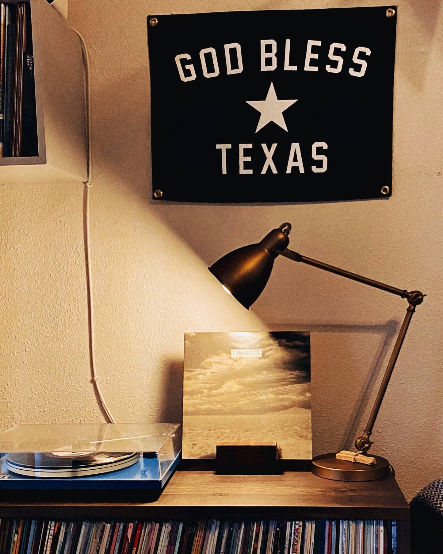 God Bless Texas Camp Flag • Manready Mercantile x Oxford Pennant Original