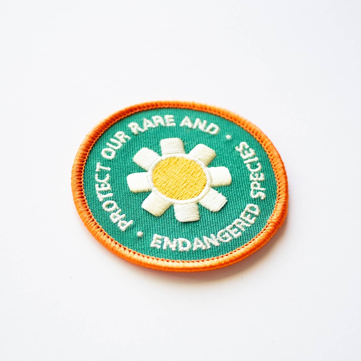 Protect Our Rare and Endangered Species Iron on Patch