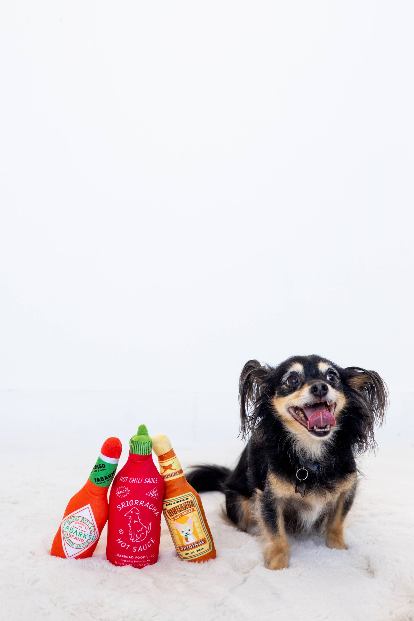 Hot Pupper Sauce Dog Toys, Set of 3