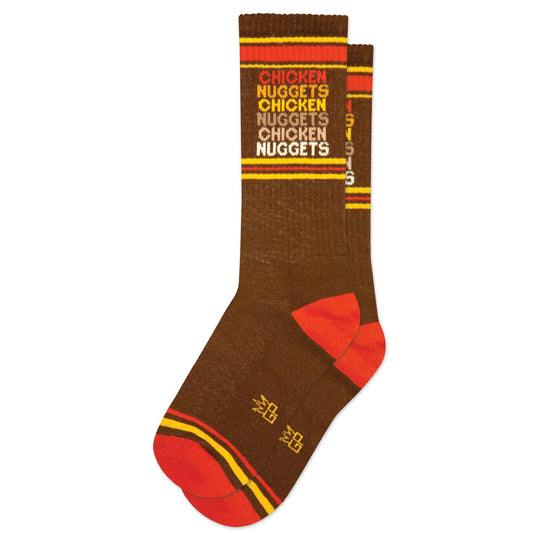 Chicken Nuggets Gym Crew Socks