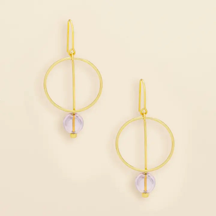 Refined Glass Earrings