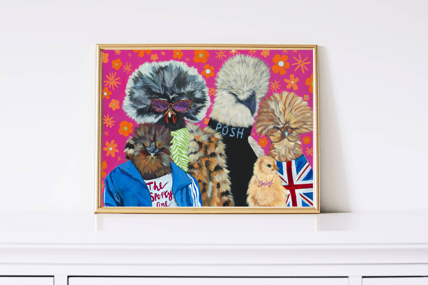 Funky and Stylish Chicken art, Spice chicks