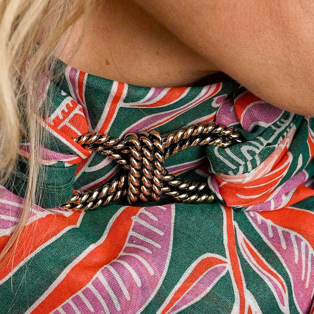 Rope Brass Bandana Slide