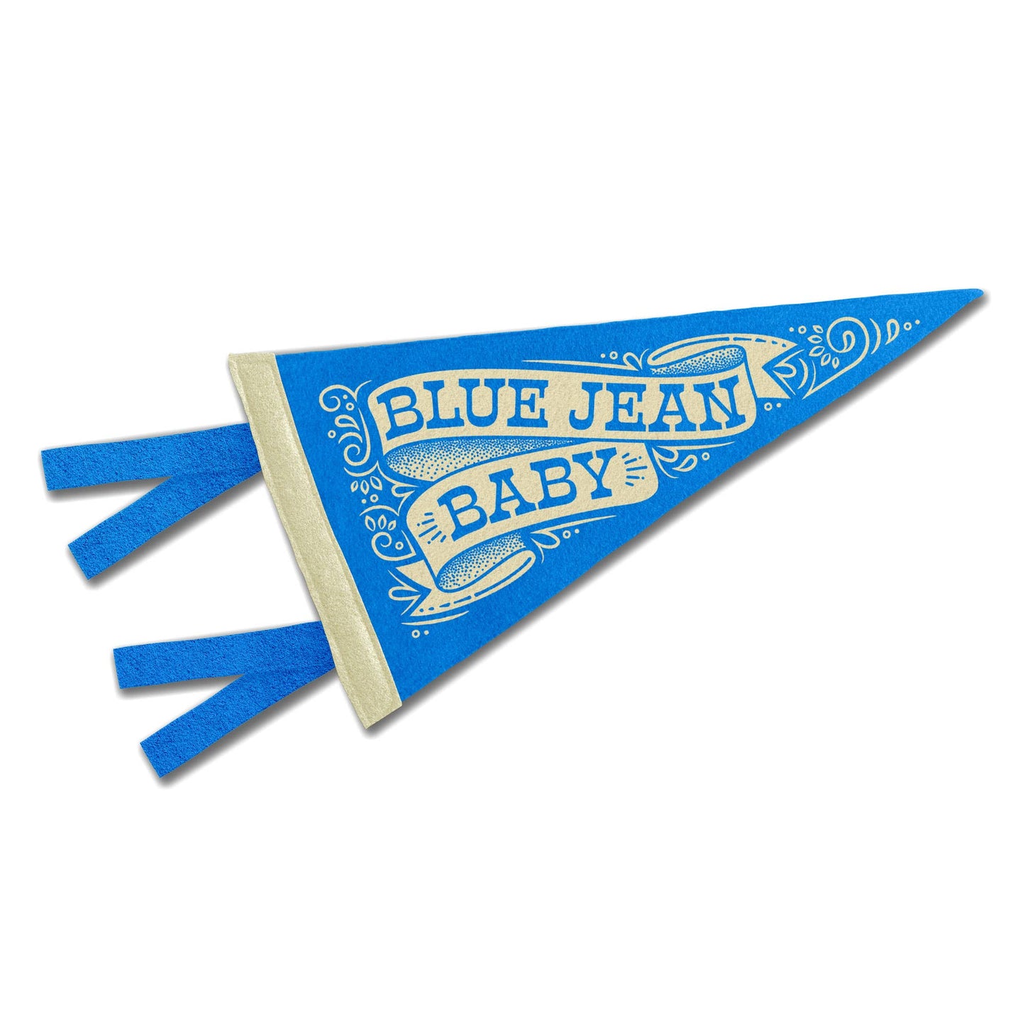 Blue Jean Baby Mini Pennant