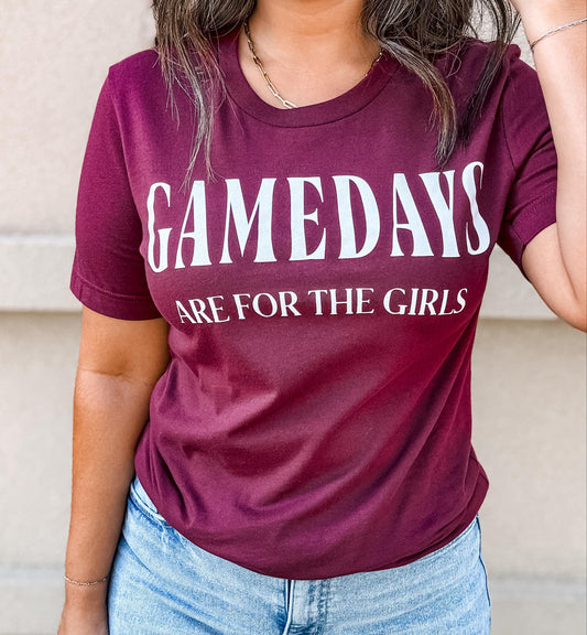 Gamedays Are For the Girls Graphic Tee