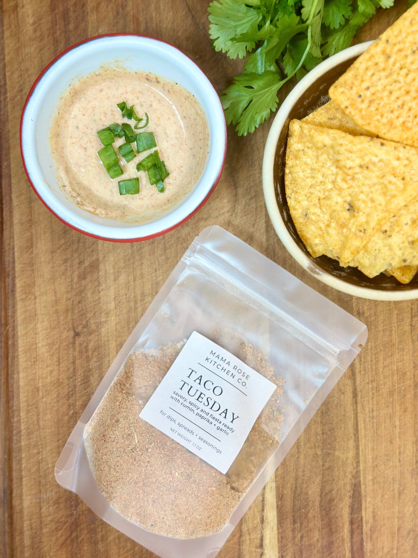 Taco Tuesday dip and seasoning