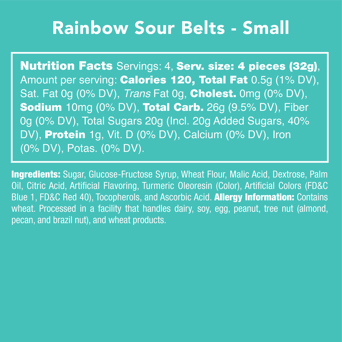 Rainbow Sour Belts