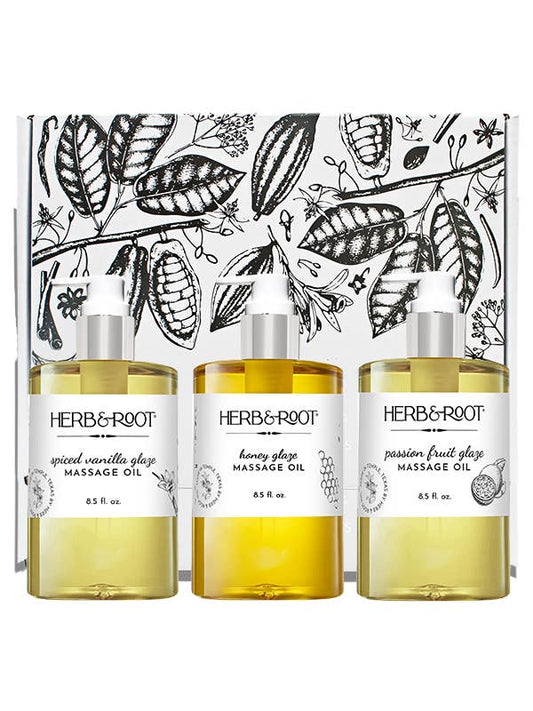 Glaze Massage Oil Gift Set