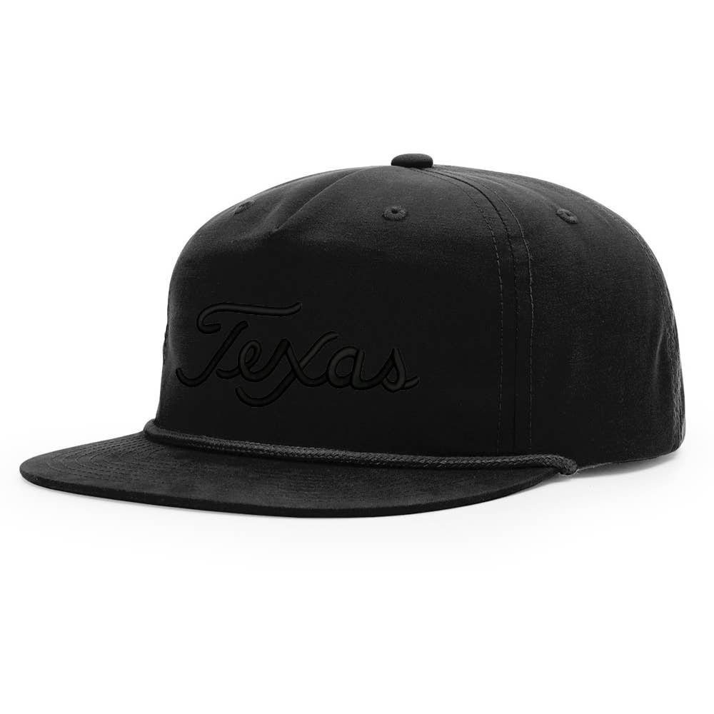 Texas Script Grandpa Rope 3D Embroidered Hat