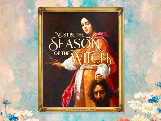 Season of the Witch - Altered Classic Art Vinyl Sticker