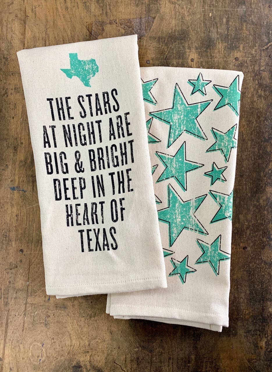 The Stars at Night are Big & Bright... Kitchen Towel