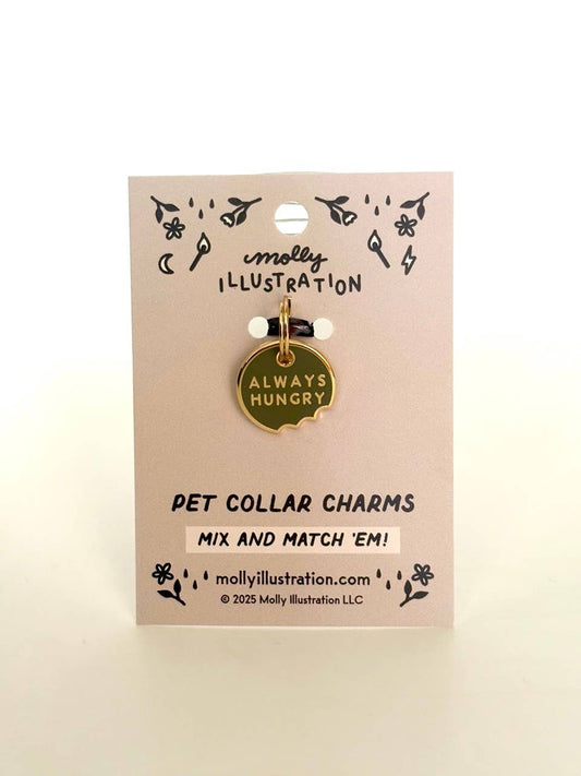 Always Hungry Pet Collar Charm